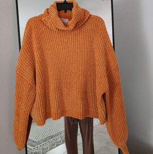 New toned down orange sweater XL